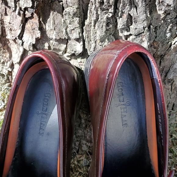 Cole Haan size 12 men's loafers with tassels EUC - Picture 2 of 11